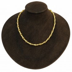 Bamboo Style Gold Chain