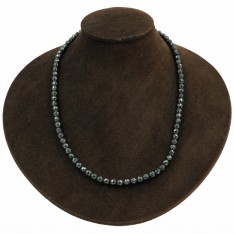 Hematite Black Pearl Necklace