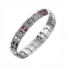 Activease Multi-Health Titanium Energy Bracelet Silver