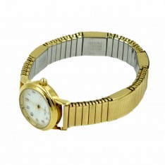 Dick Wicks Magnetic Watch Womens Stretch Band 4 magnets Gold