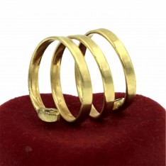 Dick Wicks Chunky Spiral Magnetic Ring (Gold)