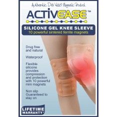 Activease Silicone Gel Knee Sleeve with 10 Magnets