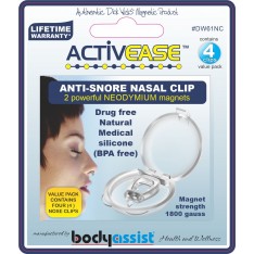 ANTI-SNORE NASAL CLIP MAGNETISED (contains 4 nose clips)