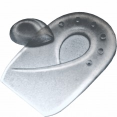 Silicone Gel Heel Spur Pads with Removable Plug