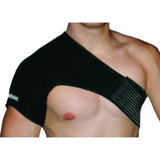 Sports Thermal Shoulder Brace BLACK with FREE Stabilizer strap