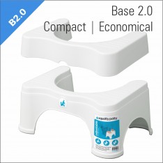 Squatty Potty Base 2.0 with optional 2" Topper